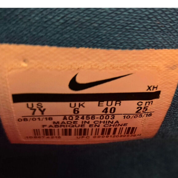 Nike Kyrie 5 "Just Do It" Black Volt Hyper Pink Youth Size 7 - Picture 4 of 11